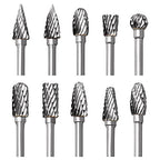 Tungsten Carbide Rotary Burr Set (10PCS)