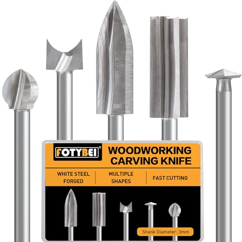 Wood Carving Bits (3mm Shank)