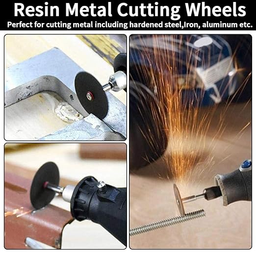 Cutting Discs for Dremel Rotary Tool, 3 Different Saw Blades to Meet Your Different Needs, Cutting Wheel Set Can Cutting Wood/Metal/Plastic/Glass/Stone and Make DIY Craft