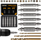 Damaged Screw Extractor Set (9PCS)
