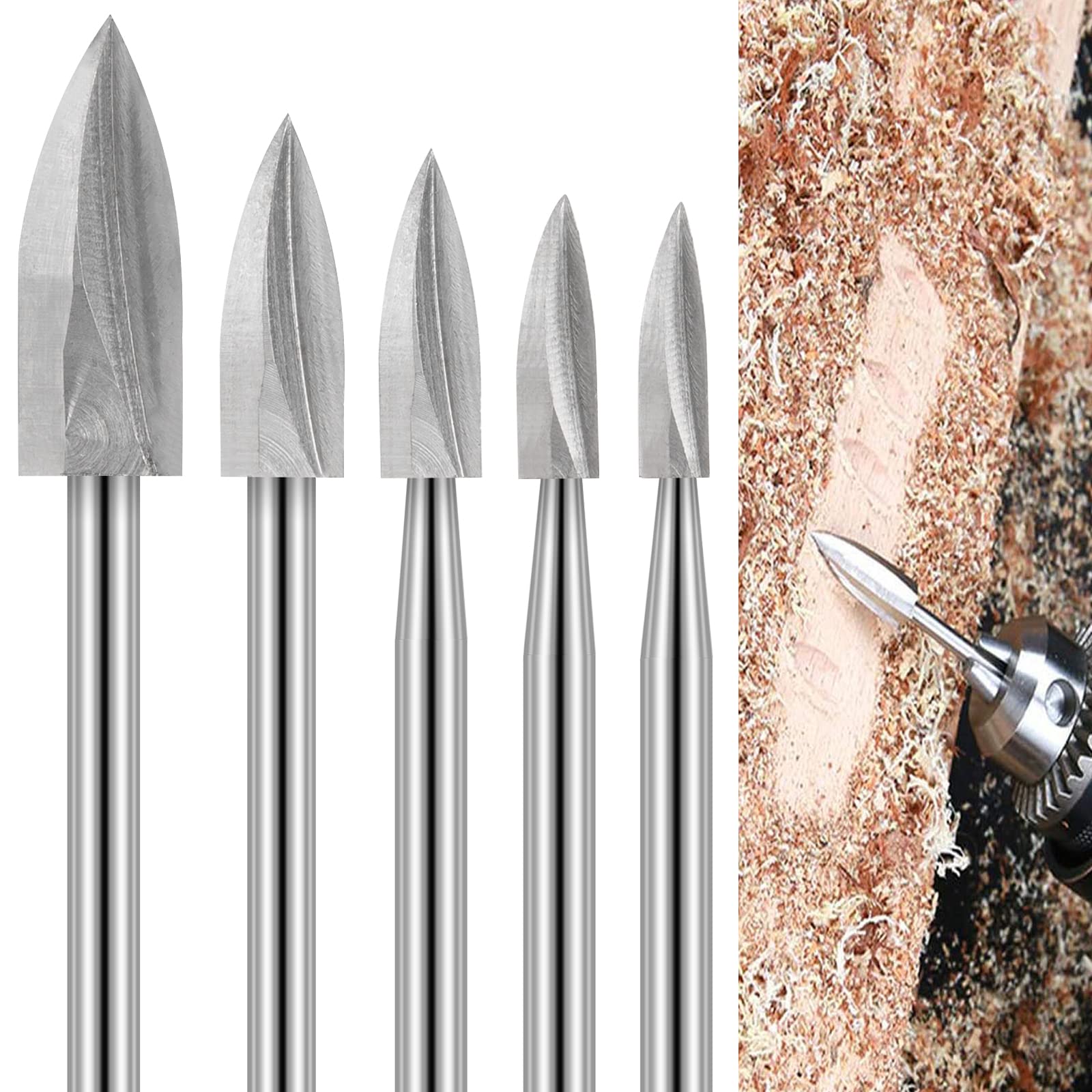 Wood Carving Drill Bits (5Pcs)