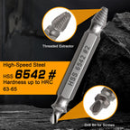 Damaged Screw Extractor Set (9PCS)