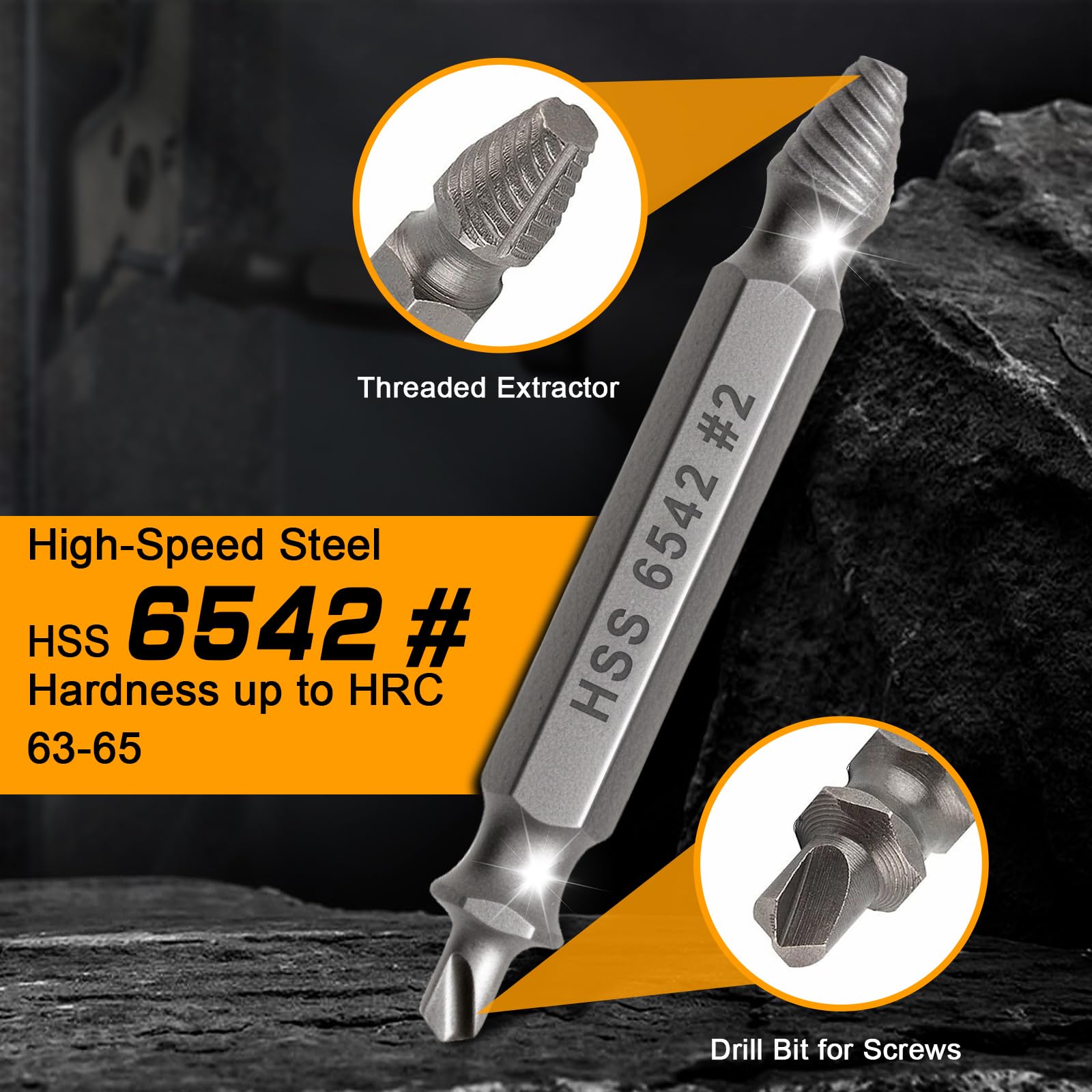Damaged Screw Extractor Set (9PCS)