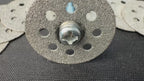 20 pcs 545 Diamond Cutting Wheel Cut Off Discs Coated (22mm) for Dremel Rotary Tool with 402 Mandrel (3mm) 4pcs and Screwdriver for Rotary Tool Accessories